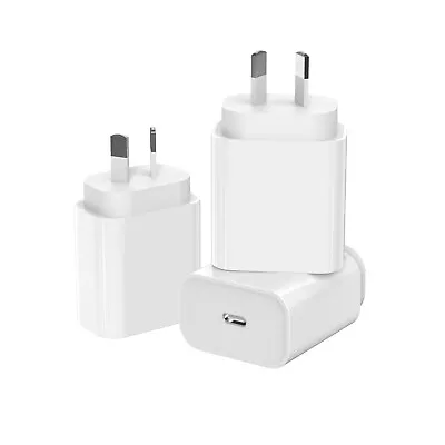 3x TechFlo 20W Fast Charging USB Type C PD Wall Charger For Apple Samsung Google • $54.95
