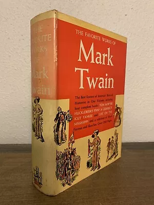 The Favorite Works Of Mark Twain - 1939 Revised Deluxe Ed. HC/DJ Garden City • $13.99