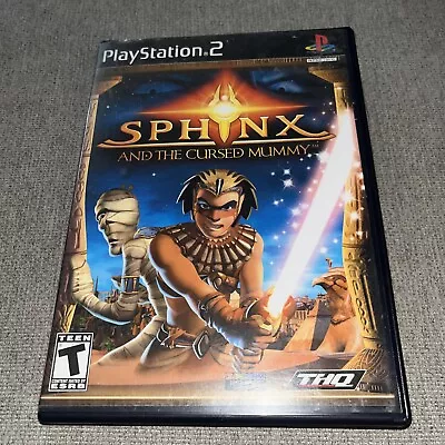 Sphinx And The Cursed Mummy For The PlayStation 2 NO MANUAL • $8.99