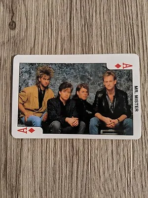 Dandy Rock N Bubble Pop Star Card 1986 Collectable Mr. Mister Ace Of Diamonds  • £0.99