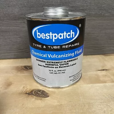 Bestpatch Tyre & Tube Repairs Chemical Vulcanizing Fluid 32oz 91-702 New • $24.99