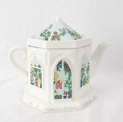 WADE Vintage English Life Teapot A Conservatory Barry White Barbara Wooton • £9.95