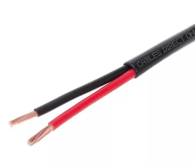 500FT Outdoor Speaker Cable 16/2 Black UV 16AWG Direct Burial Wire Audio Bulk • $115.95