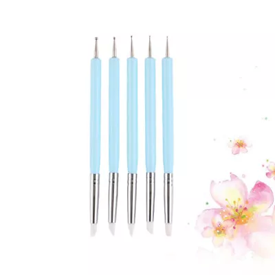  5 PCS Cake Dotting Pen Embossing Tools Sculpting Engraved Embossed The Face • £8.78