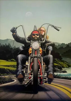 Ghost Rider Paper Poster Motorcycle David Mann Vintage Poster No Framed • $19.99