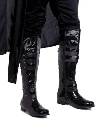 $77.95 • Buy Black Star Wars Darth Vader Space Balls Batman Dark Knight Costume Mens Boots