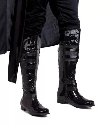 $77.95 • Buy Black Star Wars Darth Vader Space Balls Batman Dark Knight Costume Mens Boots