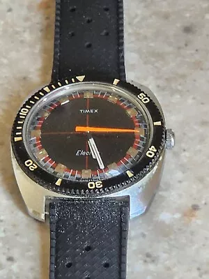 VINTAGE Timex  Electric Racing Dial Men's  Watch New Battery • $125