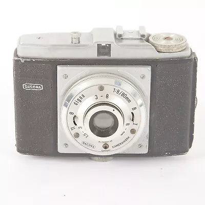 VINTAGE DACORA DIGNA 120 ROLL GERMAN FILM CAMERA C.1954 #2 • £9