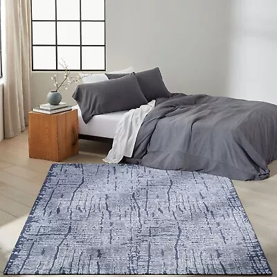 Calvin Klein Navy/Denim Rug - 152 × 213 Cm - New (RRP £249.00) • £95