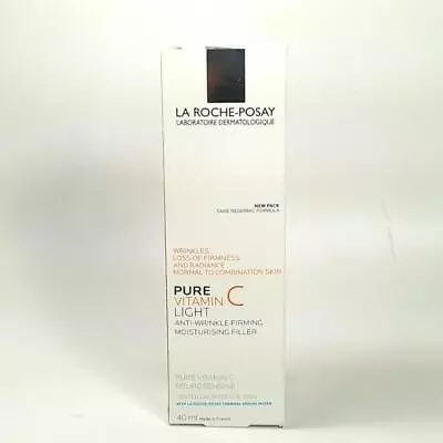 La Roche Posay PURE VITAMIN C LIGHT Anti-Wrinkle Firming 40ml *NEW IN BOX* • $35.99