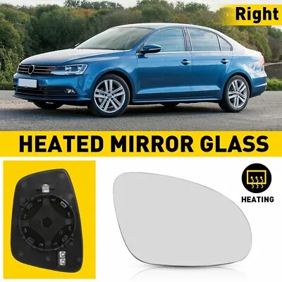 Passenger Side Mirror Glass For 2011-2019 Volkswagen VW Passat Jetta Beetle RH • $15.99