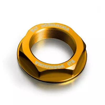 Yoshimura Top Yoke Nut Locknut Gold Kawasaki Zx6r Ninja 07-08 P7 P8 • $49.24