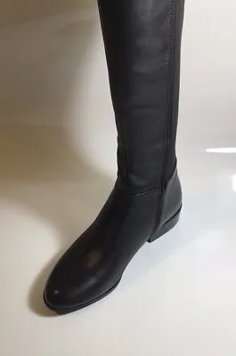 Michael  Michael Kors Women’s Bromley Leather Boots $225 Black Size 5.5 • $110