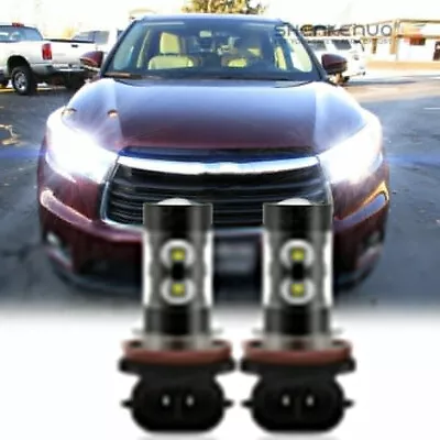 For Toyota Highlander 2008-2019 LED Fog Driving Light H11/H16 6000K White Bulbs • $19.97