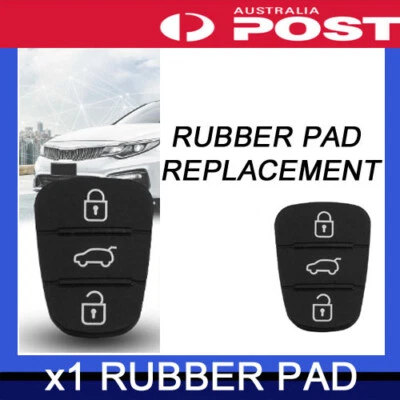 $4 • Buy 1PCS For Hyundai I30 I20 Elantra 3 Button Flip Key Replacement Remote Rubber Pad