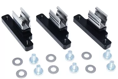 (Set Of 3) Steel & Billet Aluminum Geo Tracker Suzuki Sidekick Soft Top Clips BK • $39.99