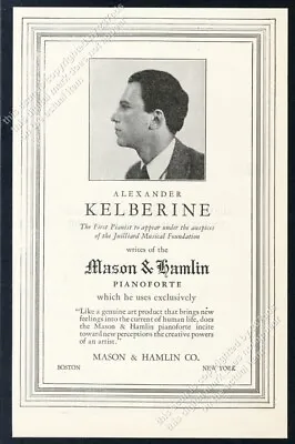 1927 Alexander Kelberine Photo Mason & Hamlin Piano Vintage Trade Print Ad • $9.99