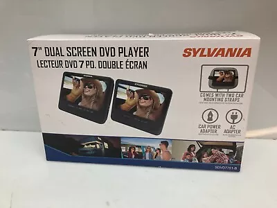 SYLVANIA SDVD7750 7  Portable DVD Player - Black 2 Pack NEW • $59