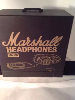 Marshall Major Pitch Black Headphones - WOW  • $61.27