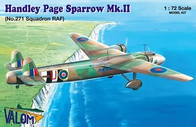 Valom Plastic Model Kit 72117 1:72 Scale Handley Page Sparrow MKII 217 Squadron • £39.99