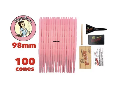 Blazy Susan Pre Rolled Cone PINK 98mm Size Pick Count +raw Cone Loader Kit • $105.99