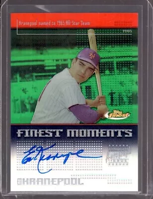 ED KRANEPOOL 2004 Topps Finest Moments #FMA-EK Refractor Autograph Auto • $14.99