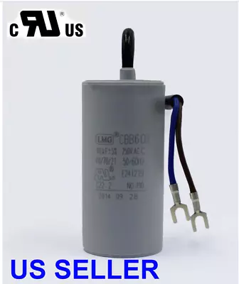 Premium 90uF MFD Run Capacitor 250Volt Motor Round 50/60hz == UL Compliant == • $14.99