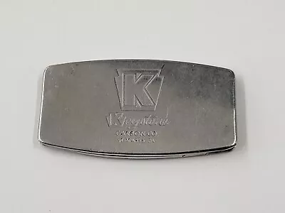 Vintage Zippo Advertising Stainless Steel Pocket Knife  Keystone Carbon Co.  • $9.99