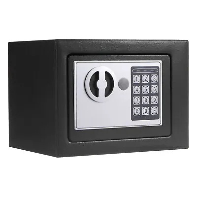Small Safe Box Digital Electronic Security Safe Box For Home Black • $37.34