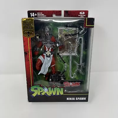 Ninja Spawn Gold Label 7” Variant Figure McFarlane Toys New Sealed Box DMG • $28