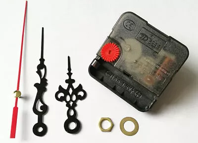 Replacement Quartz Wall Clock Movement Mechanism Motor DIY Repair Part Kit Black • $7.91