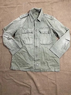 Vintage HBT Military Shirt Field Jacket USMC Fatigue Vietnam Korea • $75