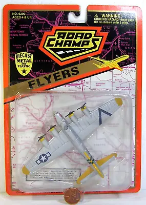 Road Champs Flyers Die Cast Aircraft B-17 Flying Fortress  Fuddy Duddy  1996 T81 • $9.95