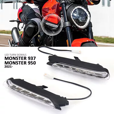 LED Integrated Tail Light Turn Signal Blinker For Ducati Monster 937 950 2021- • $125.98