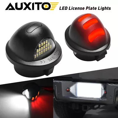 $14.99 • Buy For 1999-2016 Ford F150 F250 F350 RED SMD Tube LED License Plate Tag Light Lamps