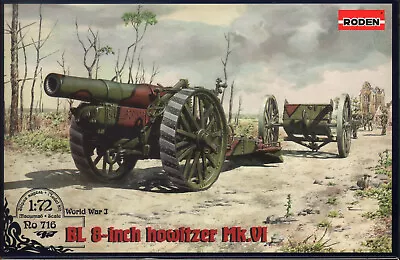 £18.99 • Buy ROD716 NEW 1:72 Roden 716 BL 8-inch Howitzer Mark VI
