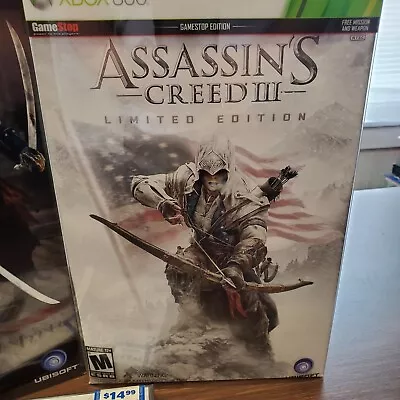 $79.99 • Buy Assassin Creed 3 Limited Edition (Xbox 360) NO GAME