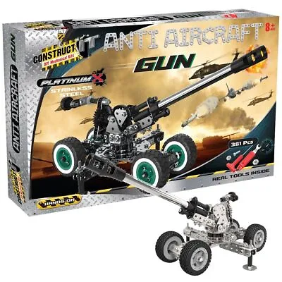 Construct It Kit - Anti Aircraft Gun - 381 Pieces • £21.99