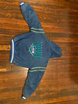 Vintage Denim Seattle Seahawks Starters Jacket • $300