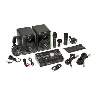 Mackie - 'Studio Bundle' CR3-X Monitors Big Knob Studio Controller/Interface E • £425.58