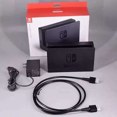 Original Nintendo Switch Charging Dock+AC Adapter Power Cable+HDMI CABLE Set TV • $44.55