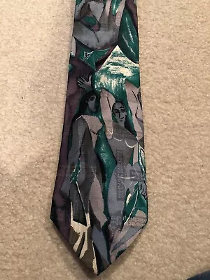 Men’s Michael Jordan Multicolored 100% Silk Tie • $8