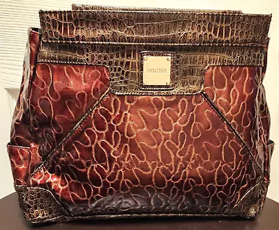 NEW - MICHE - Prima Bag Shell -  Drew  Burnished Copper Patent Leather - Retired • $12.95