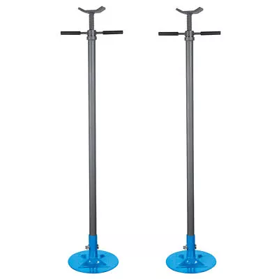 3/4 Ton Utility Underhoist Stand 53  - 80  Support Hoist Lift Floor Car Stand X2 • $209