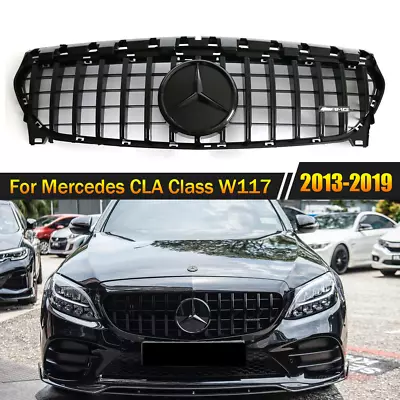 GT R Front Grill Grille For 2013-2019 Mercedes Benz W117 CLA200 CLA250 W/Emblem • $81.67