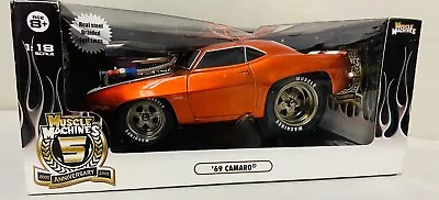 Muscle Machines 1969 Chevrolet Camaro 1:18 Scale 71166 Die-Cast Car 5th Anniver. • $95