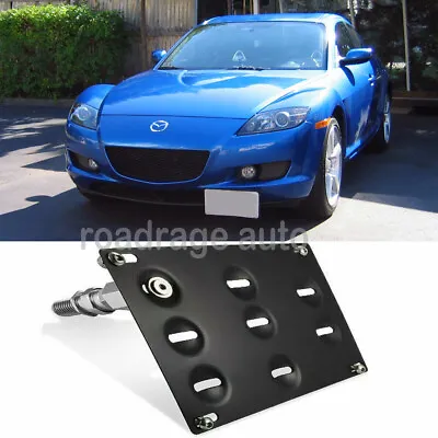 For Mazda RX-8 RX8 ROTARY Tow Hook Hole Cover License Plate Bracket Mount Holder • $19.99