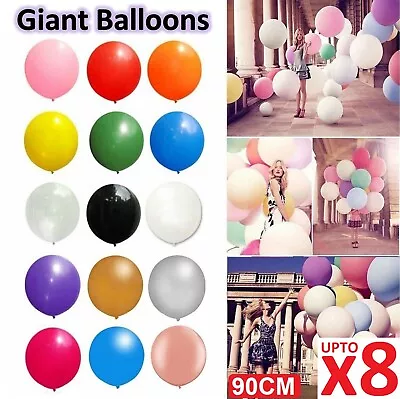 Giant Jumbo Balloon Latex Balloons Large Circular Birthday Wedding Party Decor • $7.49