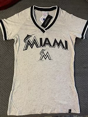 5th & Ocean Womens MLB Miami Marlins Baseball Shirt New Small S • $19.99